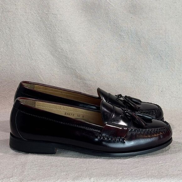 Kirkland Signature Burgundy Tassel Loafers Mens Size 10D main image 9